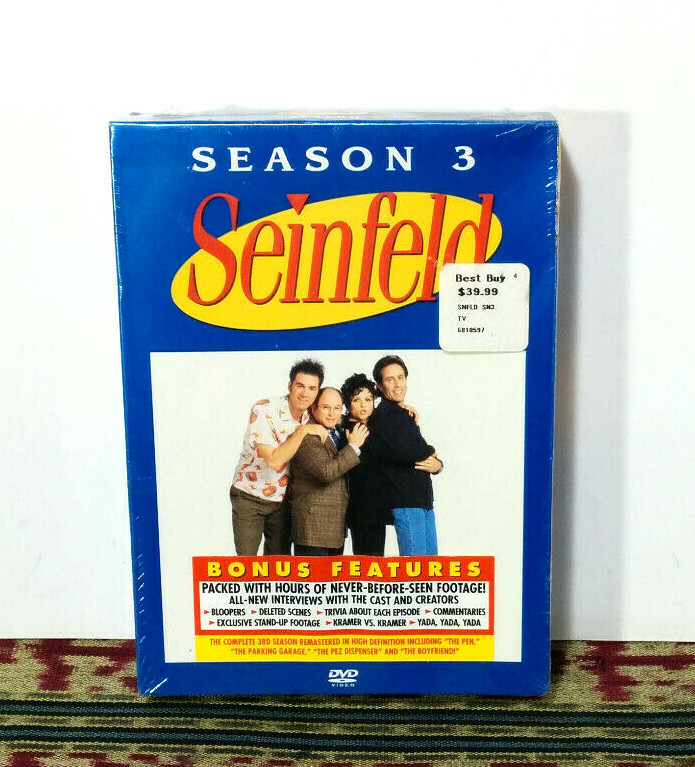 Seinfeld: Season 3 - 2004 - 4 x DVD Box Set, Comedy Sitcom