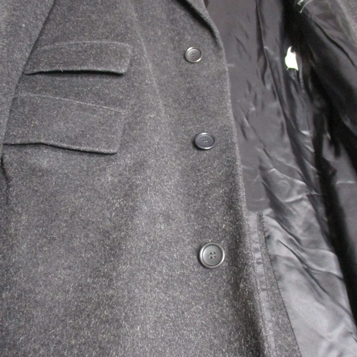 Yves Saint Laurent Vintage 80s 90s pour homme Wool Long Top Over