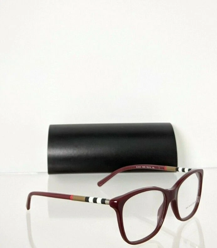 Brand New Authentic Burberry BE 2141 Eyeglasses 3403 Burgundy 53mm Frame