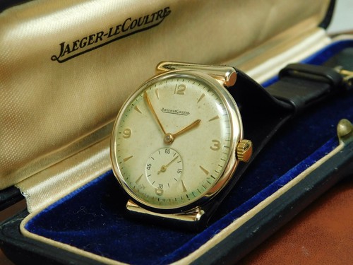 Jaeger LeCoultre "Hooded Lug" 9ct Solid Yellow Gold 1940s Cal.P480 - Picture 4 of 6