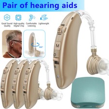 Hearing Aid Tone Best Sound Amplifier Deaf Elderly BTE Hearing Aid Rechargeable