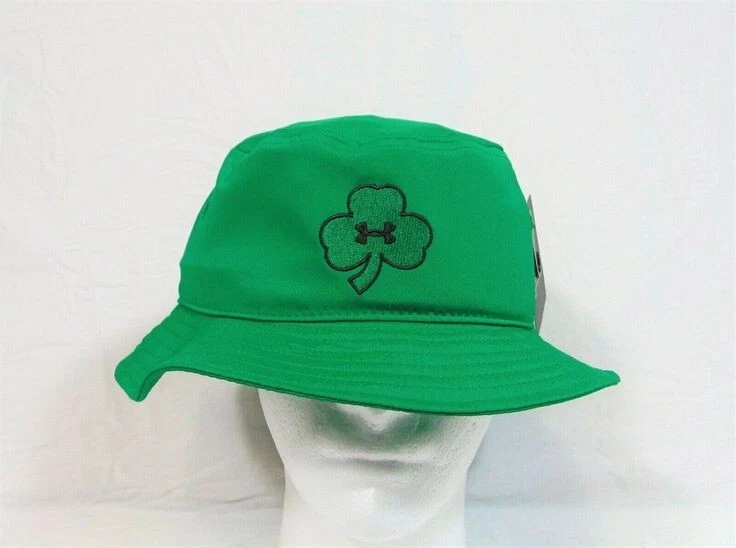 UNDER ARMOUR SHAMROCK CLOVER GREEN BUCKET HAT SIZE L XL UA 1331183 ST PATRICKS