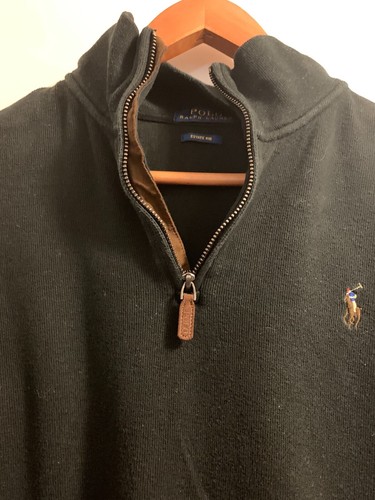 POLO RALPH LAUREN SUÉTER NEGRO ESTADO COSTILLA TALLA M - Imagen 3 de 6