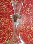 Vintage Crest Emblem Reuse Decorative Repurpose Liquor Glass Bottle With Stopper — photo 2