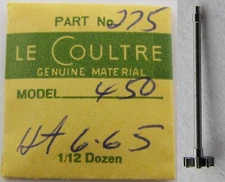 LeCoultre caliber 450 watch part: sweep second pinion #275 height 6.5 mm
