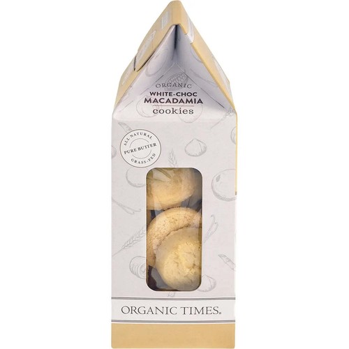 Organic Times Cookies Organic White Choc Macadamia 150g - Picture 3 of 4