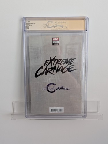 Extreme Carnage Alpha #1 CGC SS 9.6 Clayton Crain Virgin Wolverine Homenaje - Imagen 2 de 4