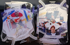 Lot of  245 2021-22 UD MVP Hockey Silver Script Parallel Cards w/27 RC/Makar+
