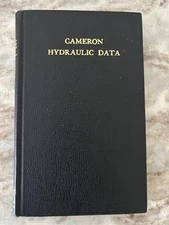 CAMERON HYDRAULIC DATA by Shaw & Loomis 1965 Ingersoll-Rand Co., NY 14th Ed.