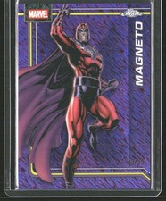 2026 Topps Chrome Marvel #74 Magneto Purple Shimmer Refractor /75