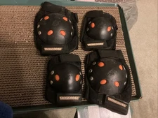 Mongoose BMX Bike Skateboard Gel Knee and Elbow Pads youth 8 to 14