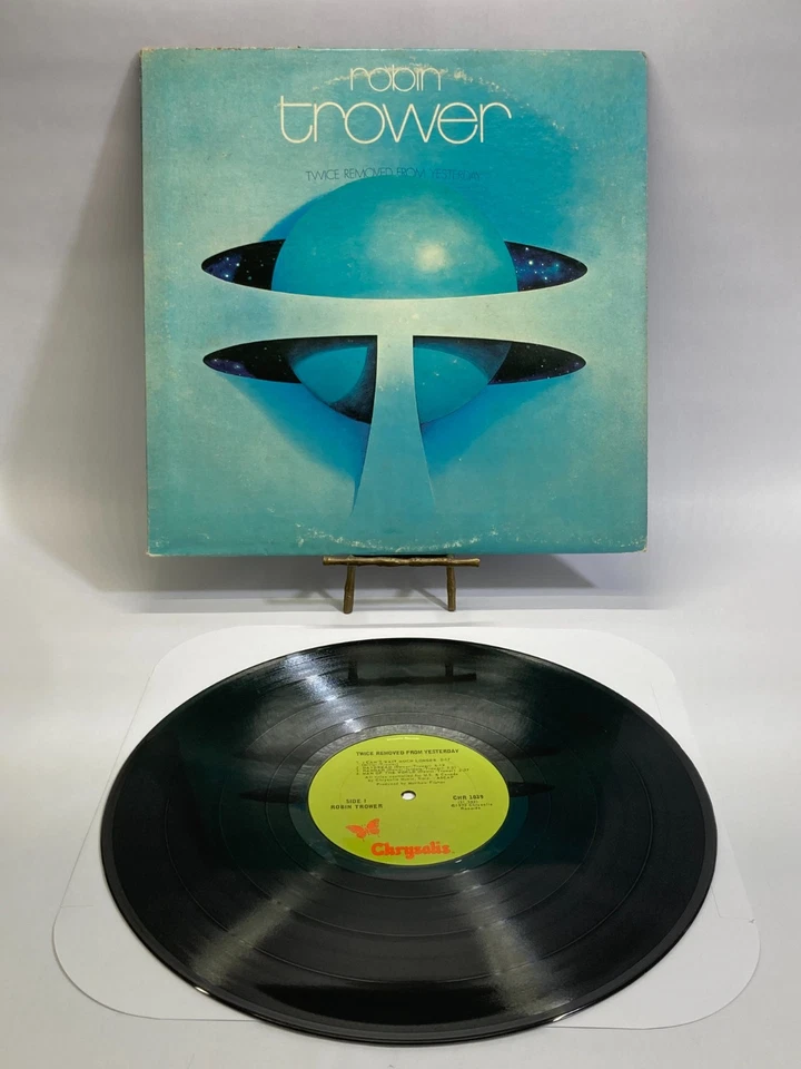 Robin Trower Twice Removed From Yesterday Vinyl LP 1973 Chrysalis Record CHR1039 Foto 3 de 4