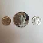 (Lot of 3) 90% SILVER Defective Coins ***Exact Circulated Coins Shown*** #00-6