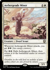 Aethergeode Miner #163 | Near Mint | Modern Horizons 3 Commander Magic MTG