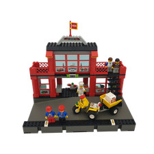 Lego® 9V RC TRAIN Railway 4556 Station Restaurant Accessories