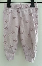 Carter's Baby Girl 100 Cotton Elastic Waist Pull On Jogger Pants Light Pink 12M