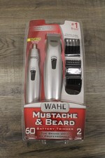 Mens Wahl Mustache  Beard Battery Trimmer Combo Kit 05606-420