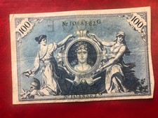 1908 GERMAN Banknote 100 Marks