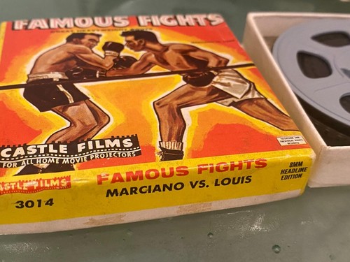 Castle Films Vtg 8mm Boxing Battles for Crown Famous Fights LOT 3 Louis Marciano - Picture 7 of 9