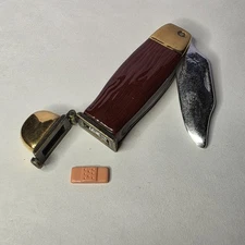 PHB Porcelain Hinged Trinket Box Pocket Knife And Bandaid