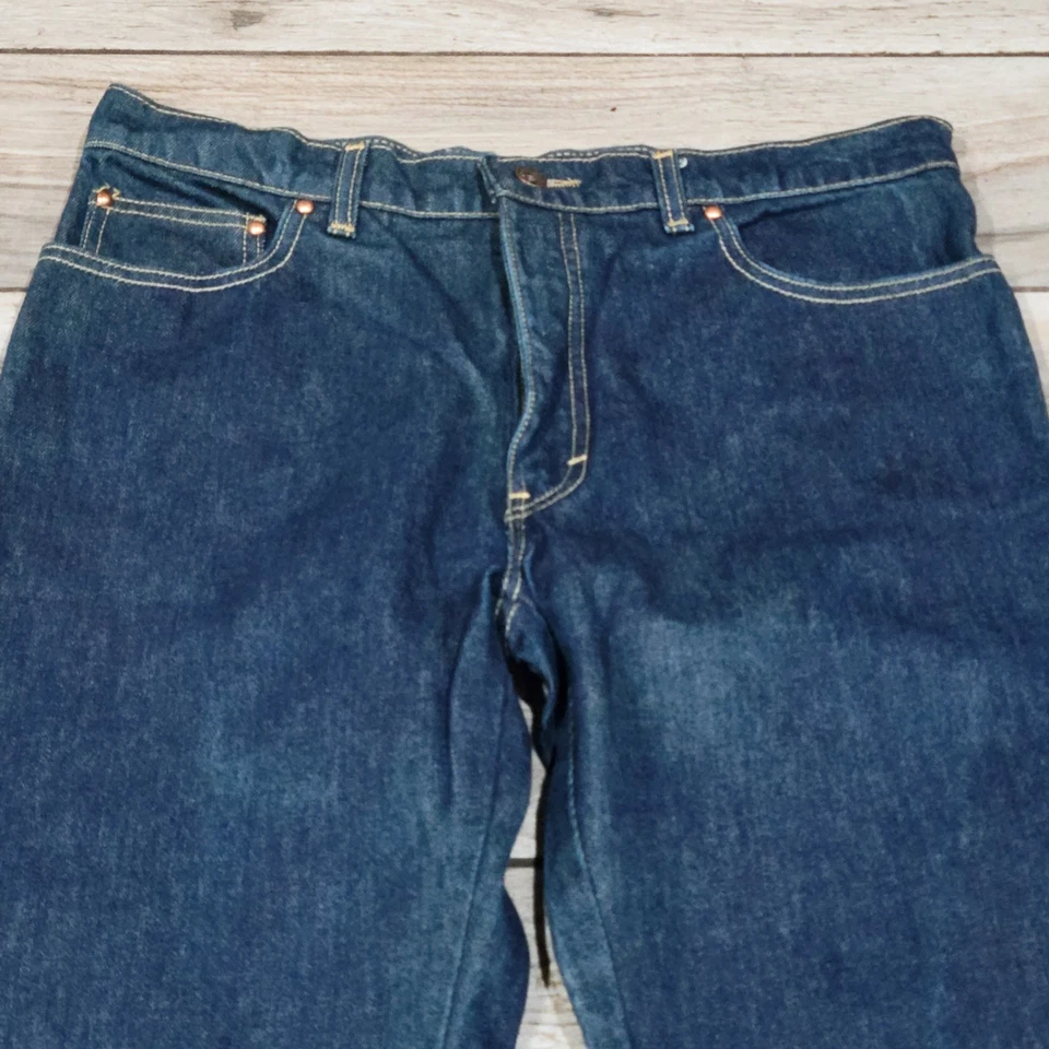 Vintage 80s Sasson Dark Denium Womens Jeans 33 X 34 - Image 2 of 4