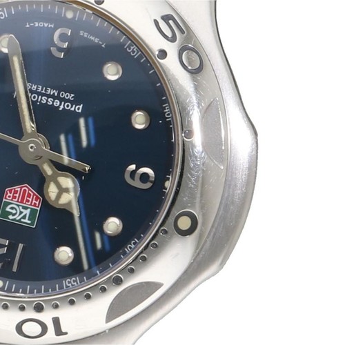 TAG HEUER Kirium Professional 200 Quartz WL1313 Stainless steel Navy Wristwatch - Picture 6 of 9