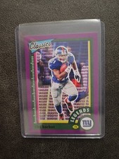 2022 PANINI CLASSICS TIKI BARBER TIMELESS TRIBUTES PURPLE PARALLEL #/50 GIANTS 