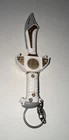 Vintage Mighty Morphin Power Rangers White Tiger Sword Saba Key Chain Rare!
