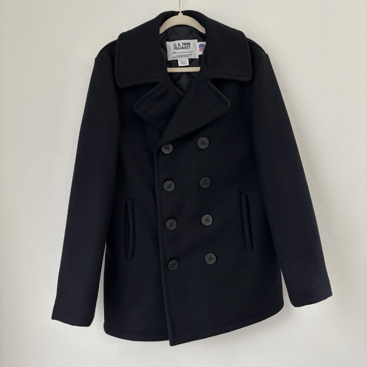 SCHOTT Pea Coat Coats for Men for Sale | Shop New & Used | eBay