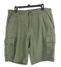 Boy Scouts BSA Shorts Adult Mens 36 Green Uniform cotton Canvas Cargo 36x10
