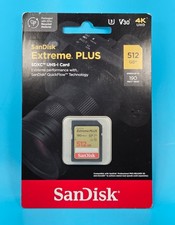 SANDISK - Extreme PLUS 512GB SDHC/SDXC UHS-I Memory Card