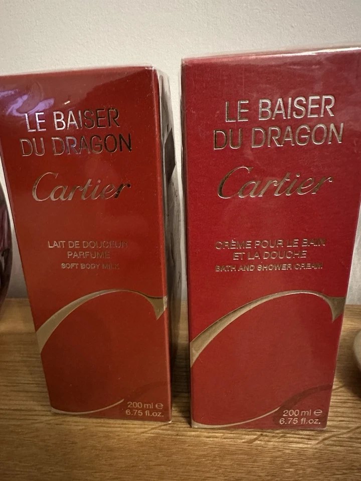 LE BAISER DU DRAGON DE CARTIER CREME POUR BAIN DOUCHE et LAIT PARFUME - Photo 1/1