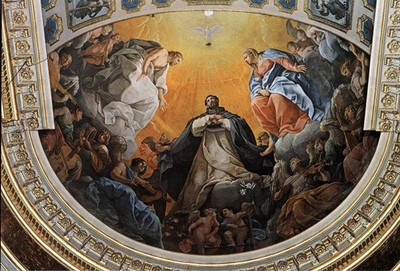 The Glory of St Dominic Kunstdruck Poster Wanddeko Zimmer künstlerisches Design Stil S