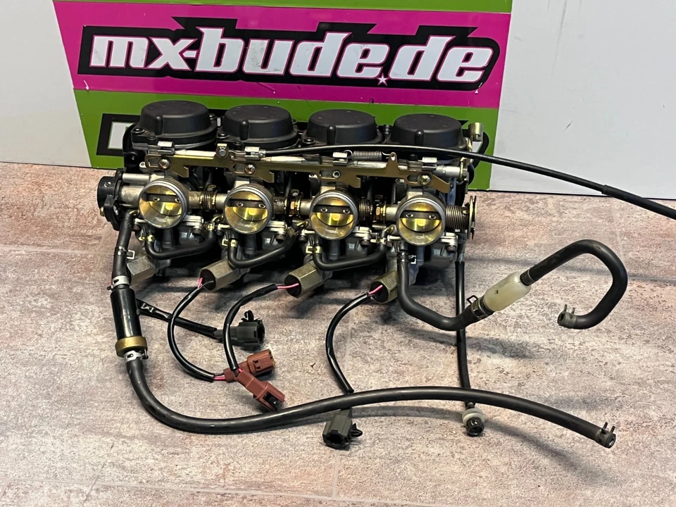 Kawasaki ZXR 600 ZX6R Ninja Vergaser komplett Vergaserbank Mikuni 15003-1545 - Bild 1 von 4