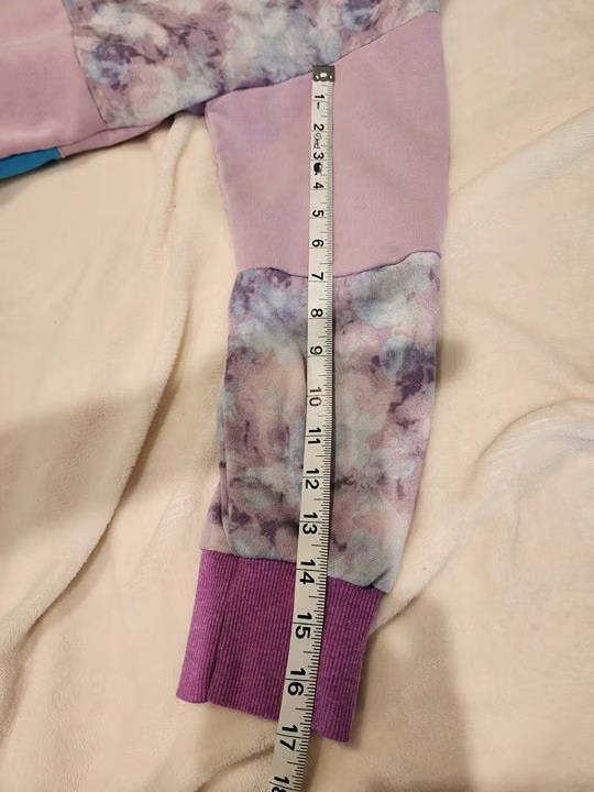 upcycled patchwork sweatshirt - image 7