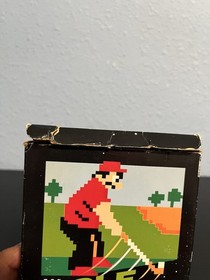 Golf - Black Box Nintendo NES Video Game - CIB Complete in Box Manual & Cart.