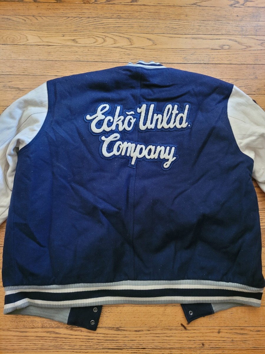 ジャケット・アウター 90s Markecko wool varsity stadium jacket Vintage 80s 90s Varsity Letterman Jacket Wool Leather Red XL