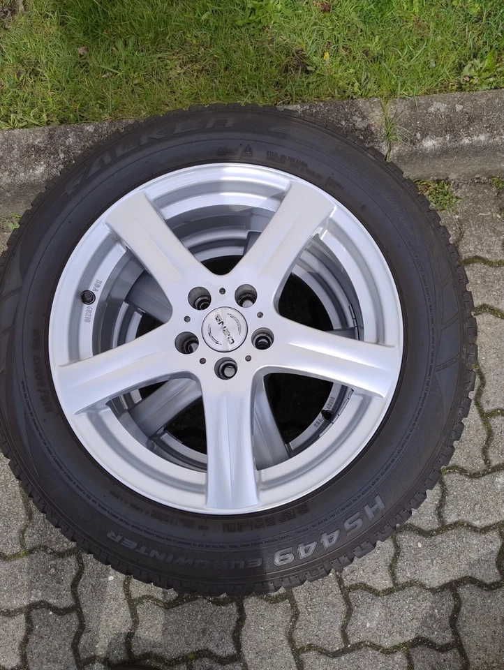 4x Winterkompletträder Opel Mokka (J13) auf 17 Zoll Enzo Alufelgen - Bild 4 von 4