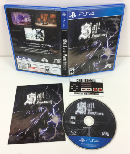 Salt and Sanctuary PS4 Limited Run PlayStation 4 Game Manual CIB - Picture 1 of 7