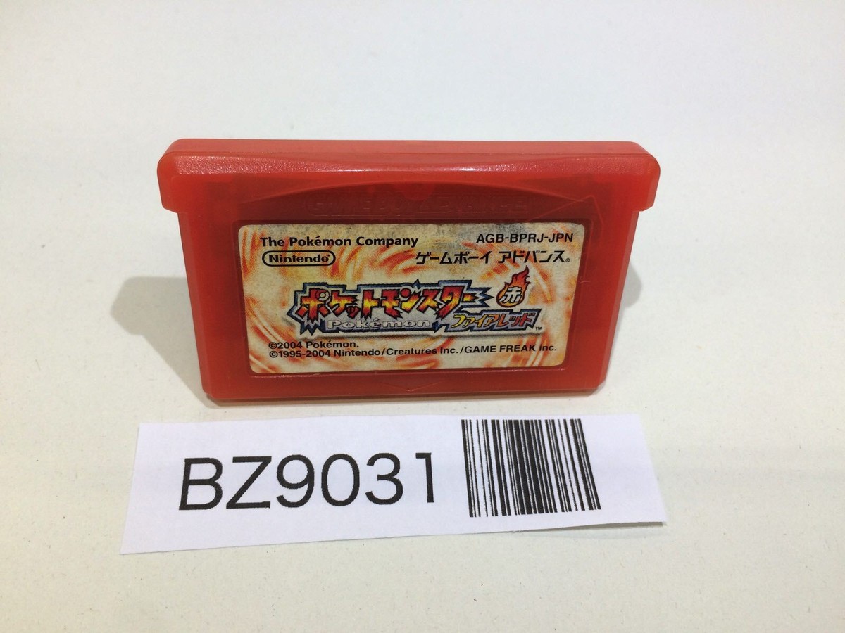 BZ9031 Pokemon Fire Red GameBoy Advance Japan | eBay