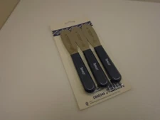 USA Made (3) Pack 3.25 in Sandwich Spreaders Mayo Butter Breakfast Smooth Edge