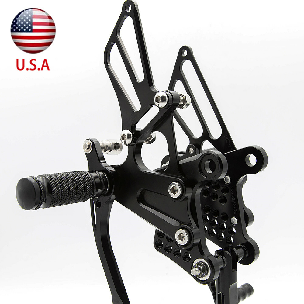 2009-2025 Kawasaki Ninja ZX6R ZX636 Front CNC Rearset Footrest