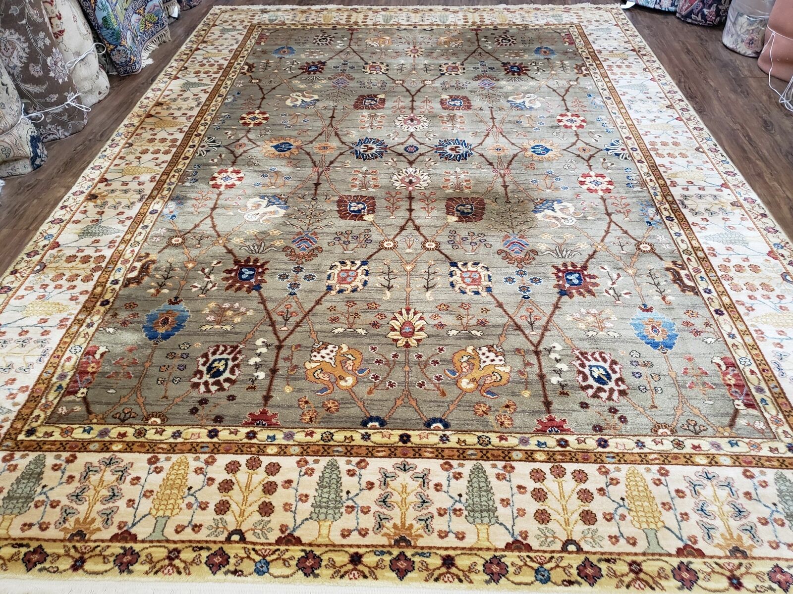 Karastan Rug Paysage #712 Original 700 Series 8.8 x 12 Wool Carpet Discontinued