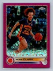 2022 Topps Chrome McDonald's All American Basketball Fuchsia Refractor Paris Clark #26 PSA 10