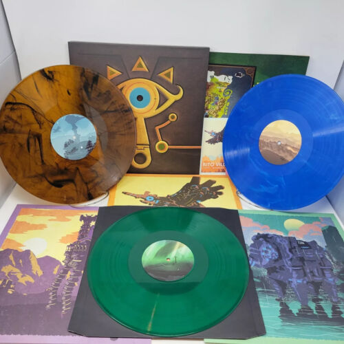 Breath Of The Wild Vinyl 3LP Record Legend of Zelda OST VGM Box Set Soundtrack