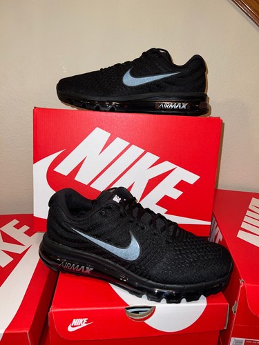 Men's Nike Air Max 2017 Running Shoe, Size 13 M - Black