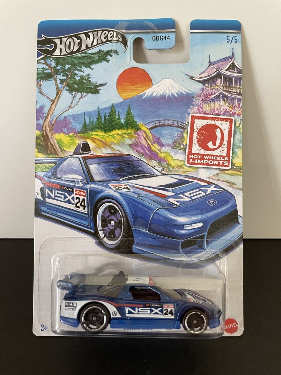 HOT WHEELS ACURA NSX J-IMPORTS BLUE HKS W/PROTECTOR HONDA | eBay
