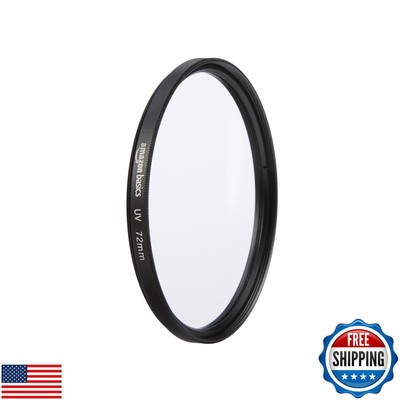 Amazon Basics UV Protection Camera Lens Filter - 72mm