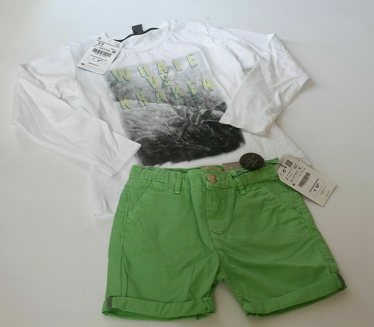 Zara Fashion Child Set Trousers Short 