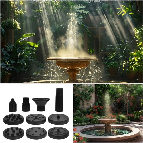 3 Sets Brunnenzubehör Wasserbrunnenpumpe Im Garten Solar-Vogelbad-Brunnenpumpe - Bild 7 von 12